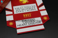आइवरी पेपर कस्टम सिगरेट केस, 25 पीसी तम्बाकू पैकेजिंग किंग साइज