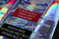 होलोग्राफिक हॉट द्वारा निर्मित ब्लू निजीकृत कस्टम सिगरेट केस - पैकेजिंग के लिए सिल्वर पेपर मुद्रांकन