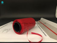 एसएफ पेपर बैग पैकेजिंग और ओपन के लिए 50000 मीटर रोल चिपकने वाला एमओपीपी रेड टोबैको टियर टेप