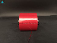 एसएफ पेपर बैग पैकेजिंग और ओपन के लिए 50000 मीटर रोल चिपकने वाला एमओपीपी रेड टोबैको टियर टेप