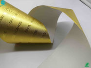 तम्बाकू 1500M लंबी अच्छी एक्स्टेंसिबिलिटी एल्यूमीनियम पन्नी कागज सोने के रंग अनुकूलित