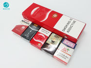 सिगरेट तंबाकू के लिए उभरा हुआ लोगो कस्टम टिकाऊ कार्डबोर्ड पैकिंग मामले