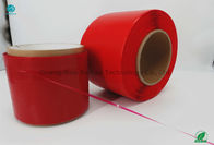 स्थायी स्व - स्टिकी टियर स्ट्रिप टेप 152 मिमी आकार लाल / स्पष्ट / स्वर्ण रंग