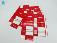 सिगरेट पैकेजिंग के लिए कस्टम रंग समुद्भरण लोगो आयत कार्डबोर्ड बॉक्स