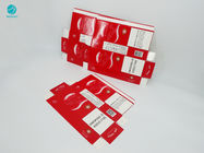 सिगरेट पैकेजिंग के लिए ऑफसेट प्रिंटिंग एम्बॉसिंग डिज़ाइन कार्डबोर्ड बॉक्स केस