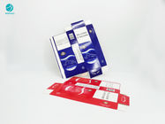 सिगरेट के तम्बाकू पैकेज के लिए लाल नीली श्रृंखला डिज़ाइन टिकाऊ कार्डबोर्ड पेपर