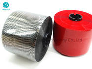 लिफाफा / बॉक्स उत्पादों के लिए 2.5 मिमी एमओपीपी स्वयं चिपकने वाला लाल आंसू टेप: