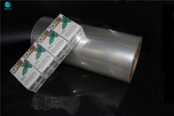 बाहरी बॉक्स पैकेजिंग के लिए पारदर्शी पॉली विनील क्लोराइड प्लास्टिक पैकेजिंग फिल्म रोल: