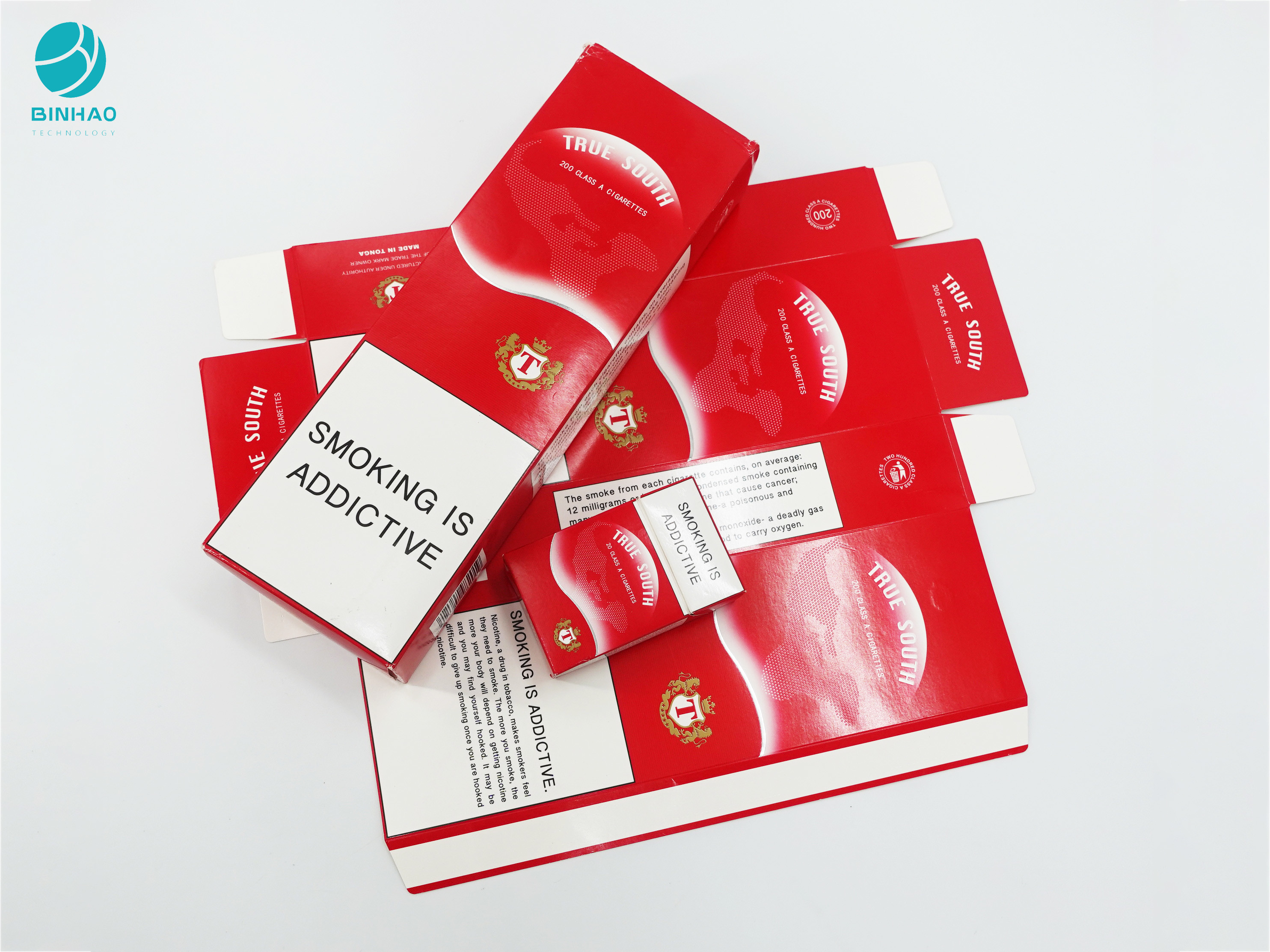 तंबाकू सिगरेट पैकेजिंग के लिए अनुकूलित पर्यावरण के अनुकूल रंगीन कार्डबोर्ड