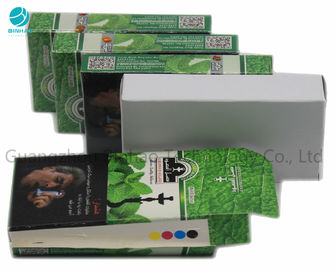 तंबाकू ग्रीन पैकेट कार्डबोर्ड सिगरेट मामले और शिशा बाहरी बक्से