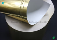 65gsm में पर्यावरण सामग्री के साथ चमकदार चमकदार गोल्ड ट्रांसफर एल्यूमीनियम पन्नी कागज