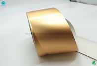 सोने का रंग 76 मिमी मिश्र धातु 8011 एल्यूमीनियम पन्नी कागज