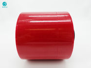 सिगरेट के डिब्बे की पैकिंग के लिए गहरे लाल रंग के एंटी जालसाज़ी डिज़ाइन 3 मिमी आंसू टेप