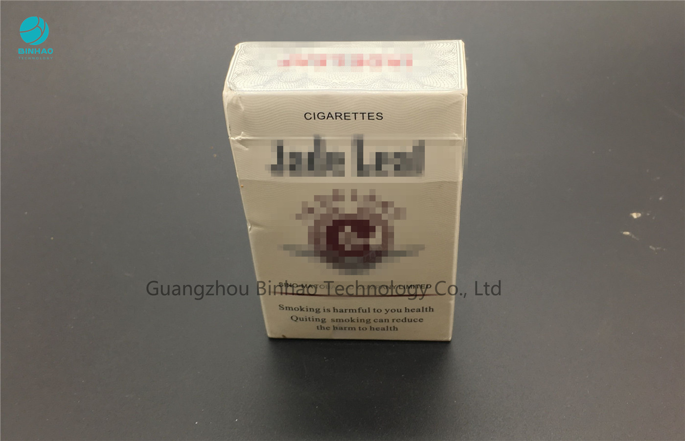 आयताकार धूम्रपान पैकेट / आइवरी व्हाइट कार्डबोर्ड पेपर तम्बाकू सादा पैकेजिंग